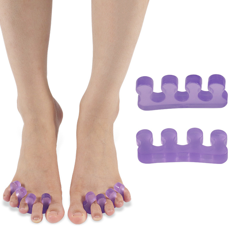 Foot valgus split toe fixator toe overlap orthosis three hole blue orthosis Big Foot Bone Separator