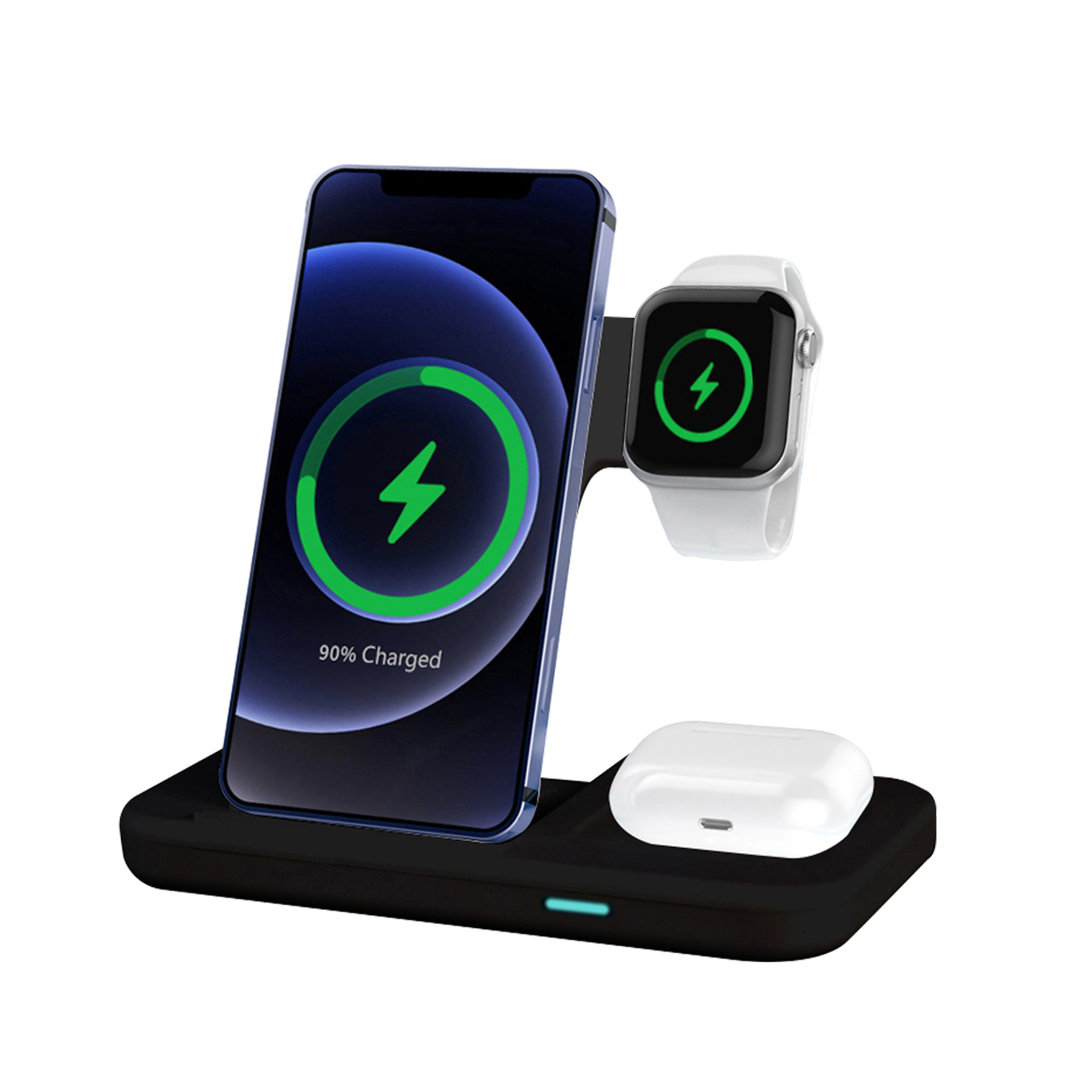Mobile Watch headset three-in-one wireless charger mobile phone wireless charger watch wireless charger