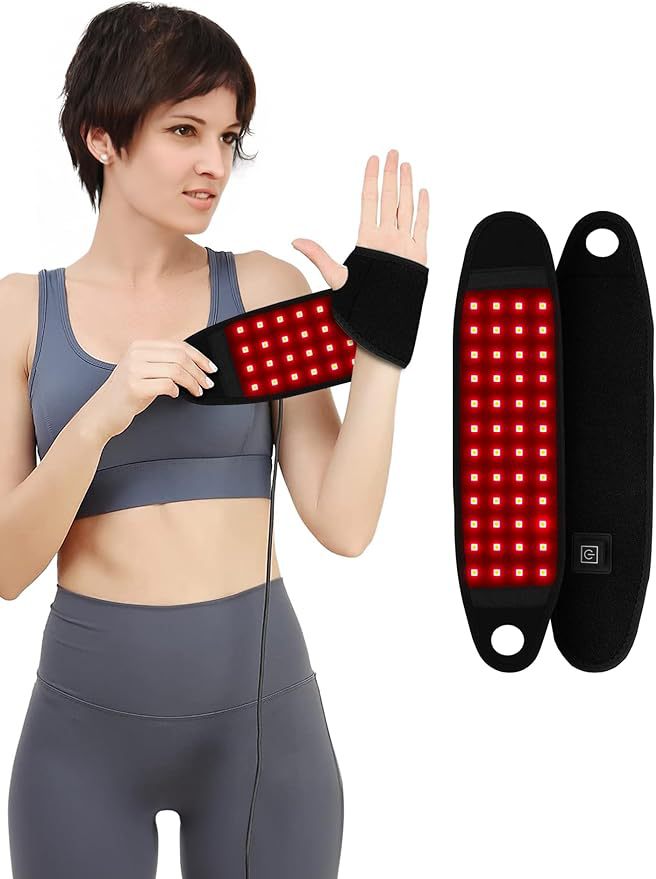 led heating wrist 48leds multi-functional automatic timing home soothing 48 double chip led wristband