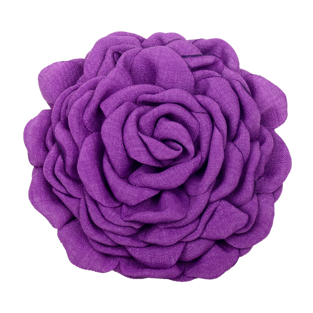 Caro same style baked edge fabric headdress flower 12cm burnt edge big flower diy hair accessories shoes and hats flower corsage jewelry accessories