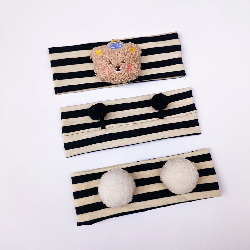 Baby's Hooded Door Hat Spring and Autumn Thin Hair Band Cute Newborn Male and Female Baby's Fontanelle Fetal Hat Empty Top Hat