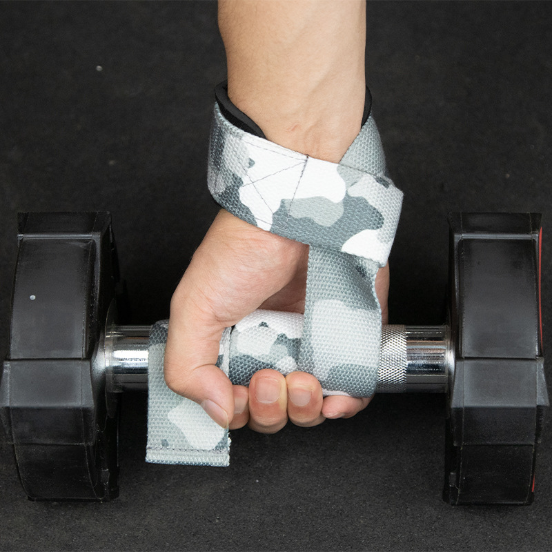 Spot wholesale camouflage fitness hard pull with pull-up auxiliary horizontal bar grip with strength training booster belt
