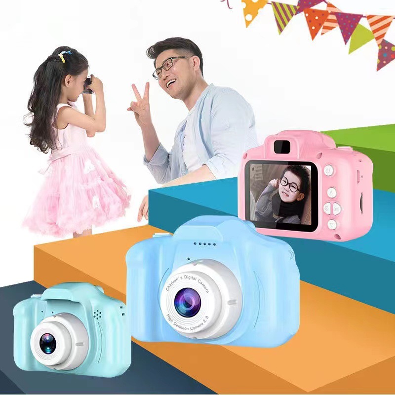 Factory wholesale X2 HD mini digital camera can take pictures video small SLR gift toy children's camera