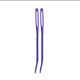 Purple curved needle