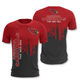 AliExpress summer new men's T-shirt 3D digital printing contrast casual fashion base shirt top short sleeve