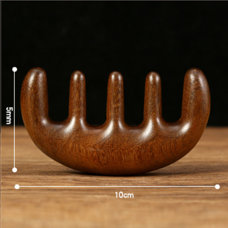 Classic five-tooth [Golden sandalwood]]
