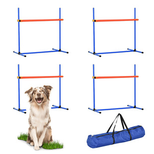 Dog Agility Training Equipment Dog Sensitivity Training Jumping Bar Hurdle Jumping Ring Obstacle Rod Trailer Pet Supplies