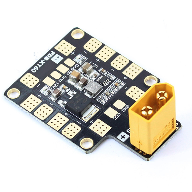 Crossing machine PDB-XT60 split board with XT60 dual-channel BEC 5V/2A 12V/0.5A linear