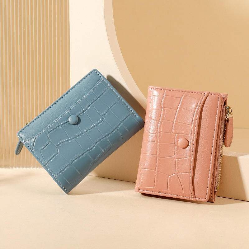 TAOMICMIC new bi-fold wallet short zipper coin purse fashionable large capacity wallet women's purse