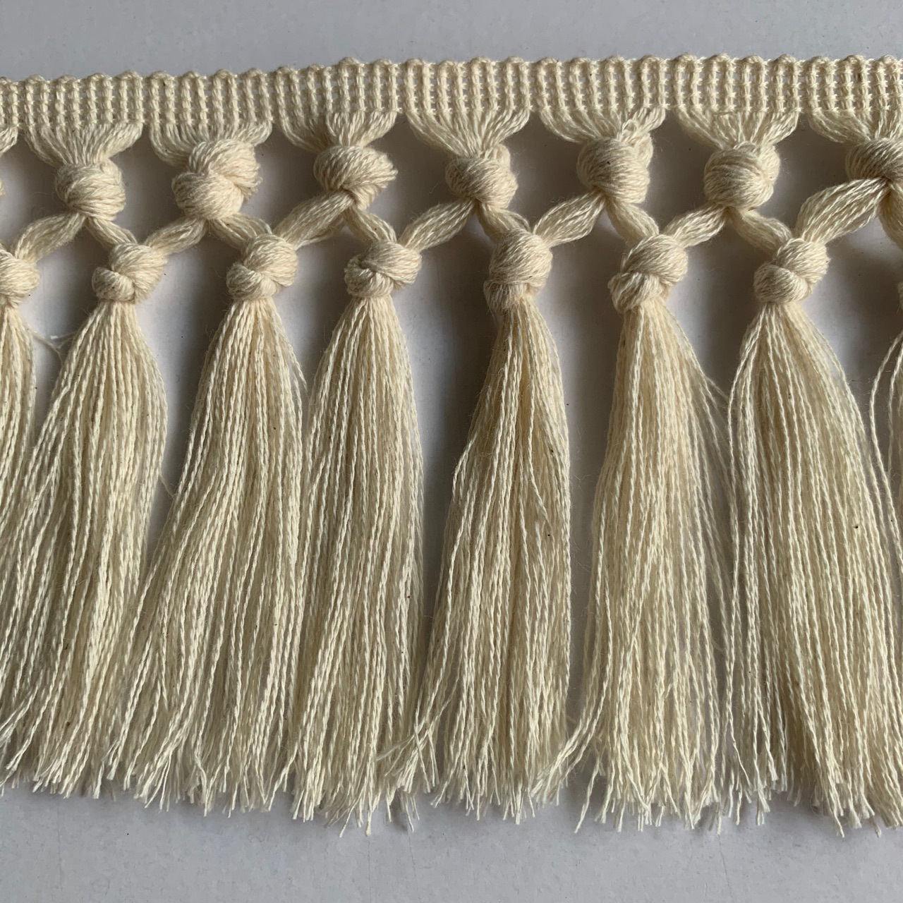 Spot wholesale cotton thread row beard lace sofa curtain knot tassel lace diy elastic hanging spike clothing accessories