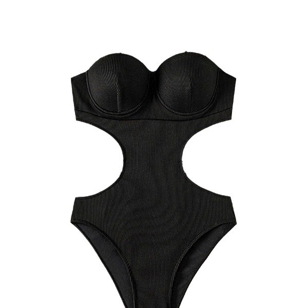 New solid color one-body sexy bikini for the first time in 2024