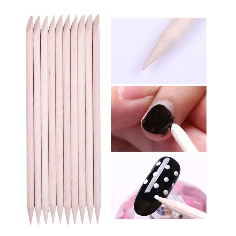 Manicure wooden stick small wooden stick manicure special 7.5cm manicure orange wear nail tools wholesale wooden stick nail wooden stick