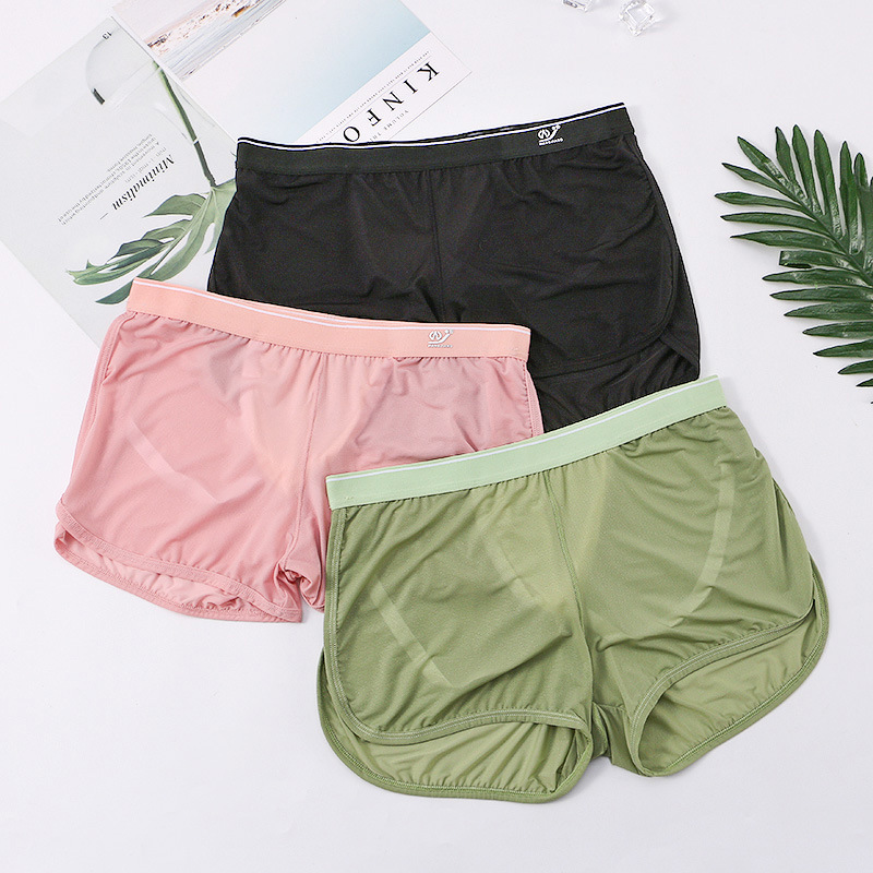 Ice Silk Mesh Home Pants Men's 23 Years New Summer Pajama Pants Quick-drying Sports Fitness Hip Men's Shorts