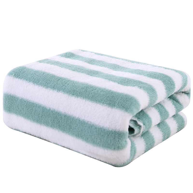Wide Coral Fleece Towel Bath Towel Gift Set Absorbent Hair-free Wash Face Bath Towel Bath Towel Mother and Child Set