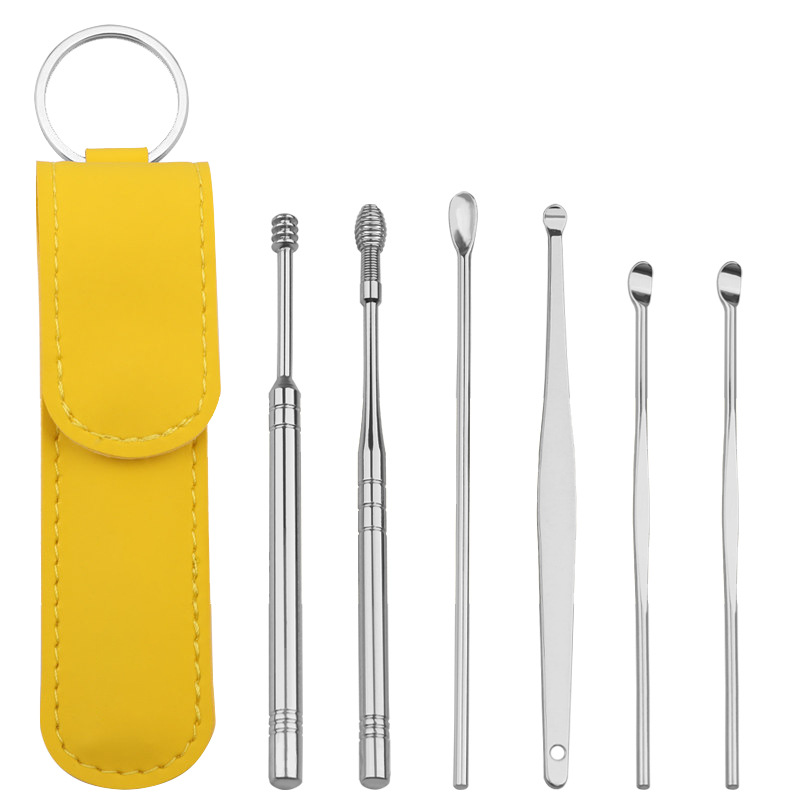 Ear Digging Ear Digging Ear Digging Tool Set Children Adult Ear Digging Ear Digging Ear Digging Stainless Steel Artifact