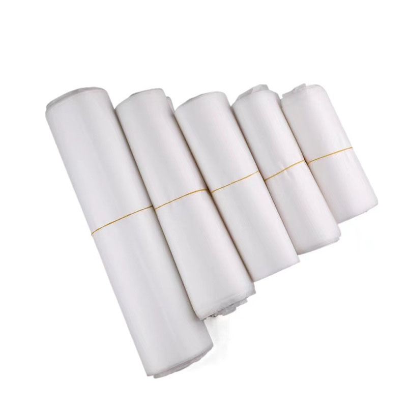 In stock clothing zipper bag socks packing bag frosted coat storage bag horizontal board foreign trade warning words PE bag zipper