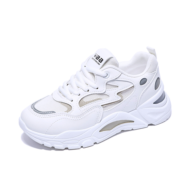 Spring 2023 New Korean Style ins Torre Shoes Female Students Joker Thick Bottom Sports Shoes Female Street Shot Leisure 811-1