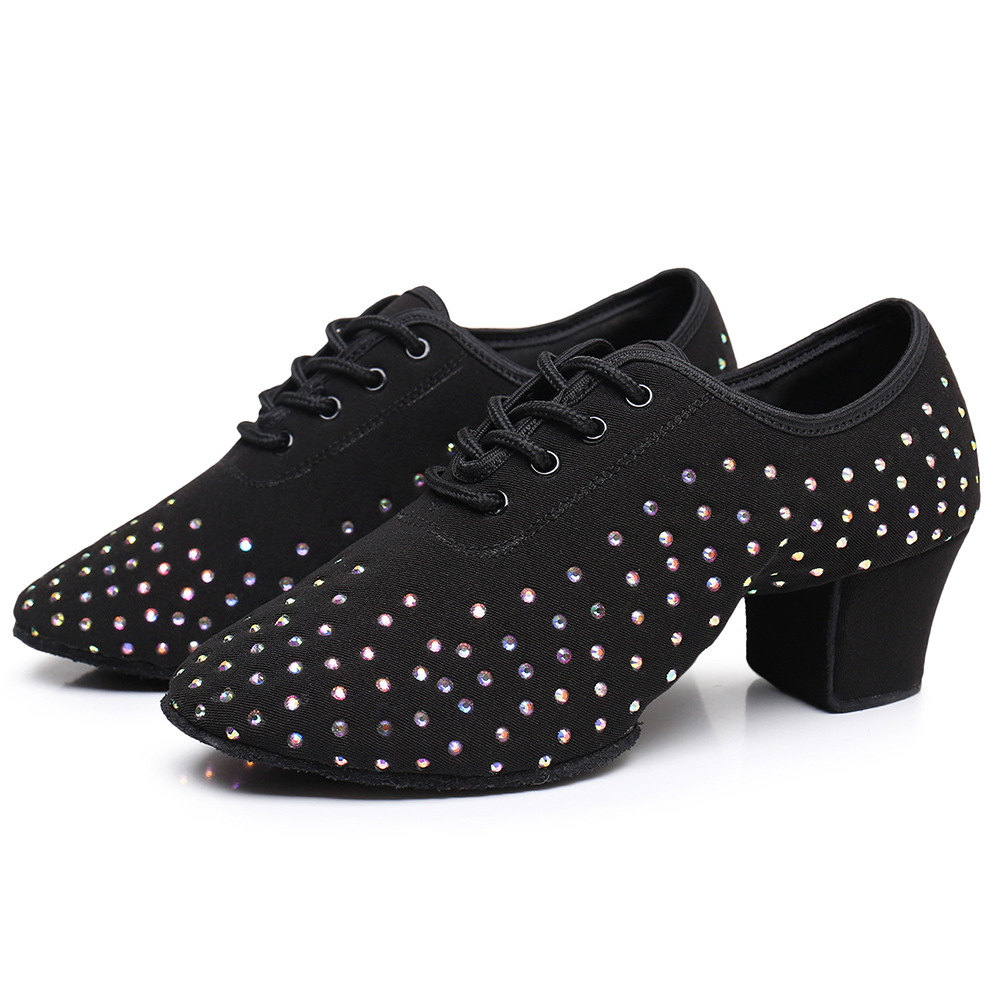 Men's and women's Latin dance shoes low heel soft bottom sailor dance shoes women's teacher shoes performance Women's adult modern dance shoes