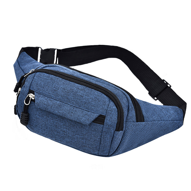 New Men's and Women's Outdoor Sports Mobile Phone Bag Multi-functional Casual Shoulder Crossbody Bag Stall Collection Multi-layer Waist Bag Batch