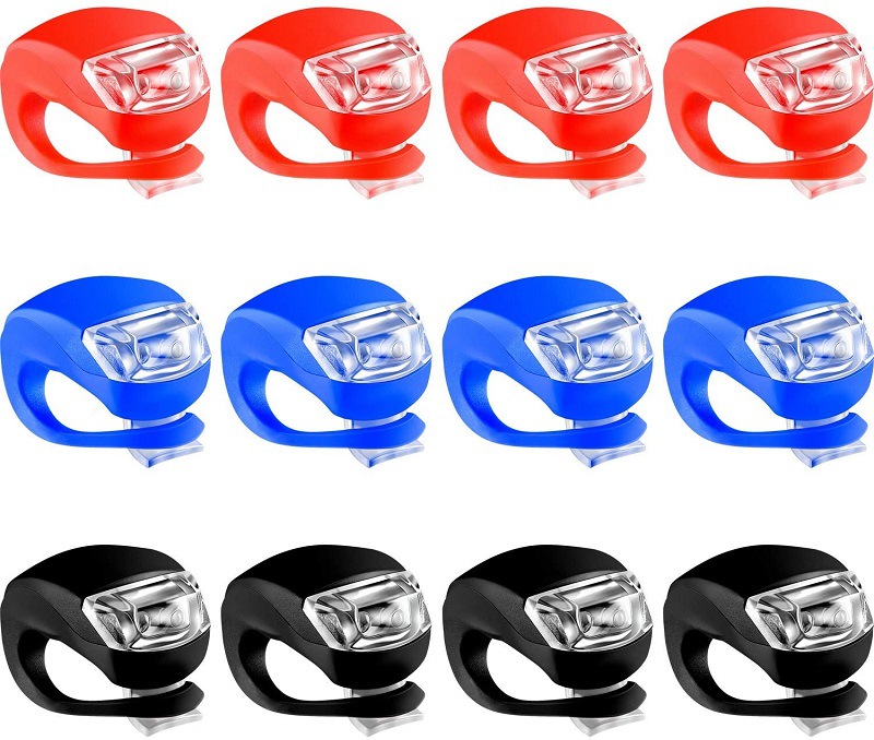 5th Generation Frog Lamp Silicone Bicycle Frog Lamp Night Cycling Equipment Tail Light Beetle 2032