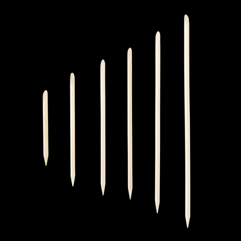 Nail orange sticks length full range of sizes multifunctional 100 one pack of double-headed beauty sticks Beech sticks