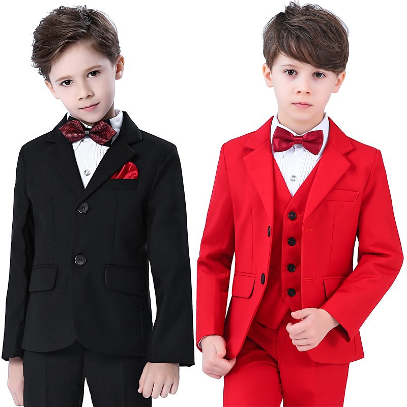 Children's Suit Boys' Flower Girl's Dress Piano Performance Suit Korean Style Children's Suit Jacket Spring Style