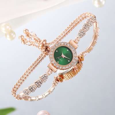 New fashion Diamond round ladies watch free adjustment bracelet watch women quartz watch wholesale