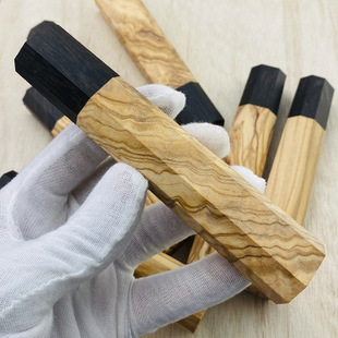 Japanese Style Kitchen Knife Handle Octagonal Handle Japanese Style Beef Knife Willow Blade Cutting Edge Vegetable Practical Wooden Knife Handle Fish's Unborn Knife Handle Fish Head Knife Handle