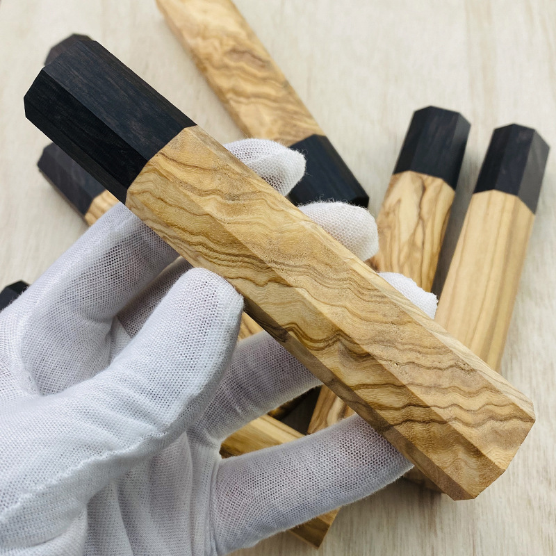 日式廚刀柄八角柄日式牛刀柳刃出刃菜切實木刀柄魚生刀柄魚頭刀柄