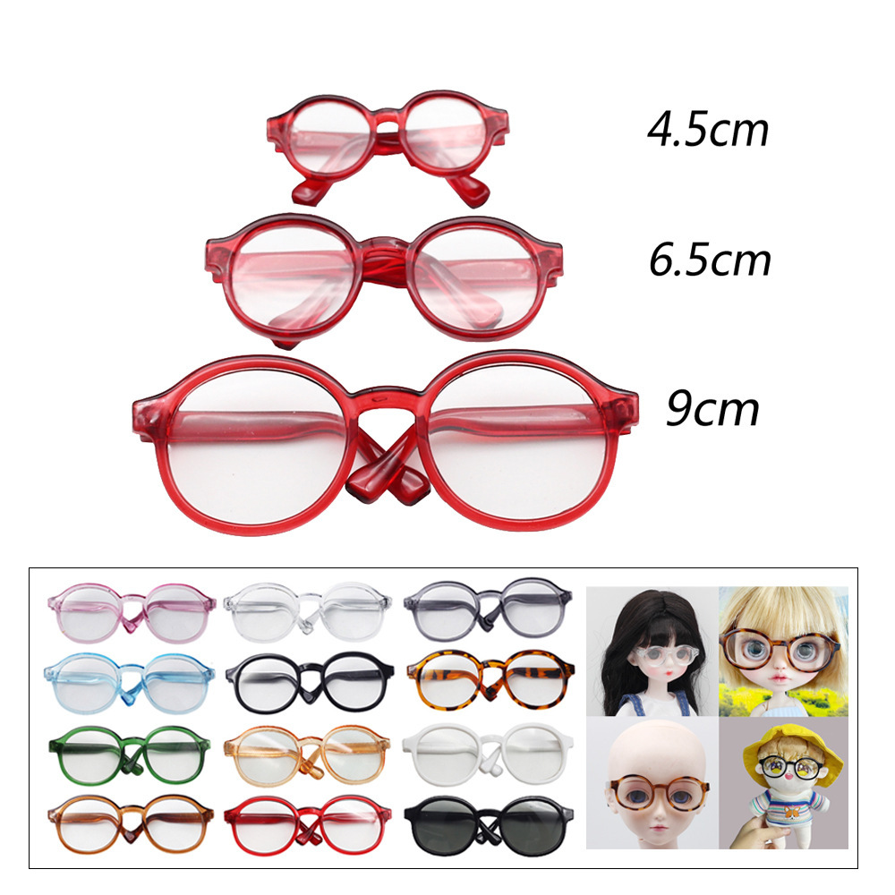 labubu labubu 20cmEXO star doll glasses small cloth 6 points 3 bjd transparent glasses salon doll
