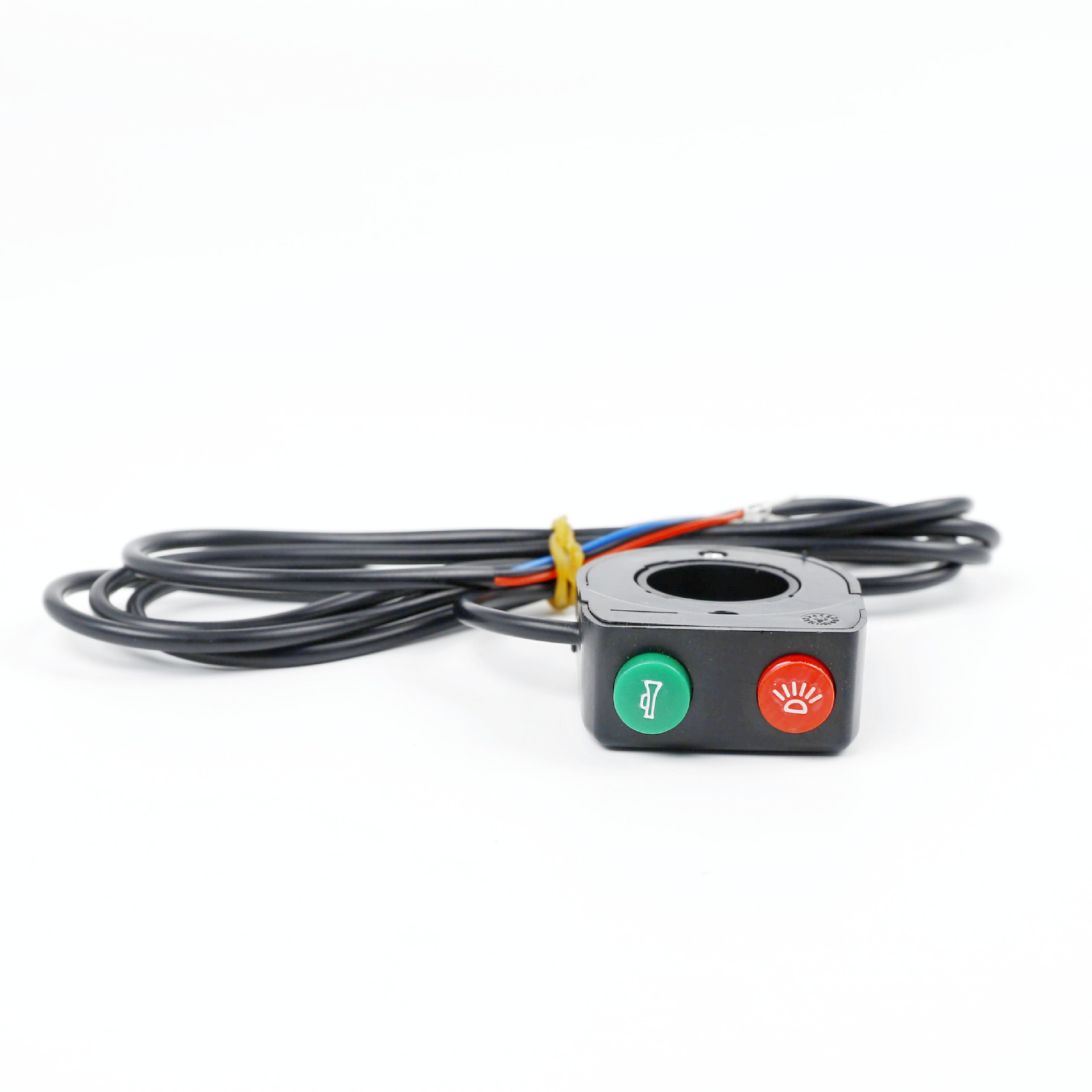 Electric car horn switch scooter small walking folding bicycle electric scooter DV headlight 2 in 1
