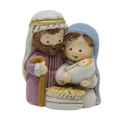 Christmas tree ornaments LED manger light Holy Family resin Christmas gift ornaments holiday gift decoration