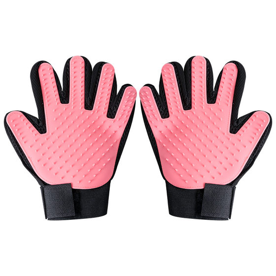 Pet Massage Bath Gloves Beauty Cleaning Supplies Pet Finger Hair Removal Cat Gloves Pet Gloves Wholesale