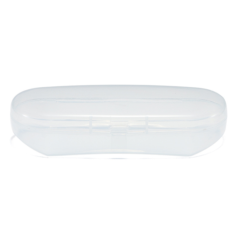 Factory wholesale large glasses box flat glasses myopia glasses plastic box sunglasses box blue transparent glasses box