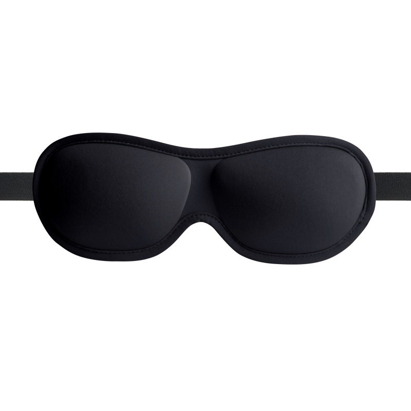 Cross-border new 3d three-dimensional eye mask easy to carry travel nap shading eye protection rebound memory cotton silk eye mask
