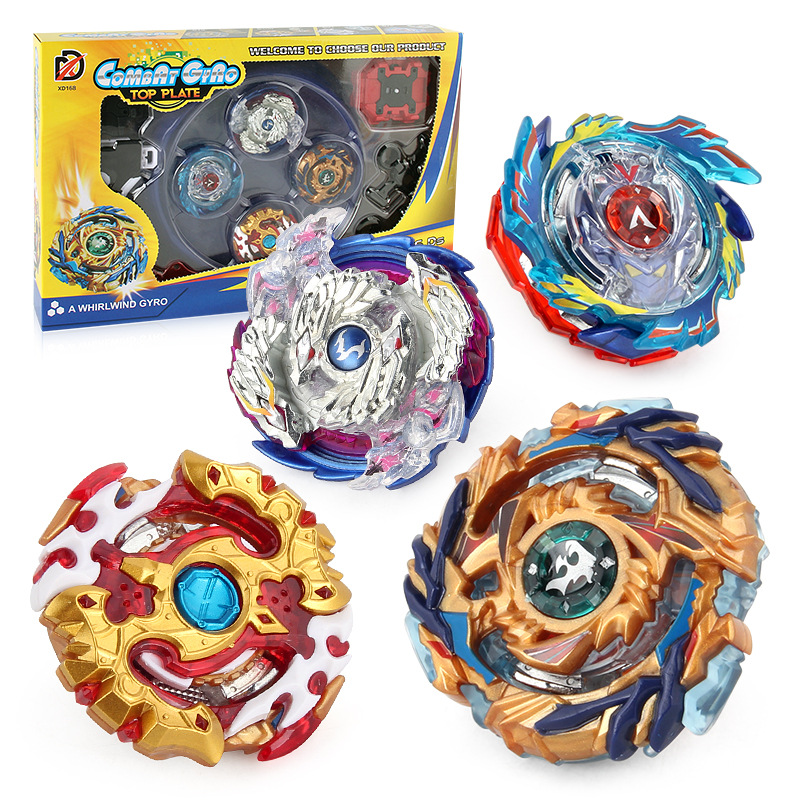 Factory Supply Explosive Generation DIY Top Handle Launch Combo with Competitive Battle Disc Set Fighting Top