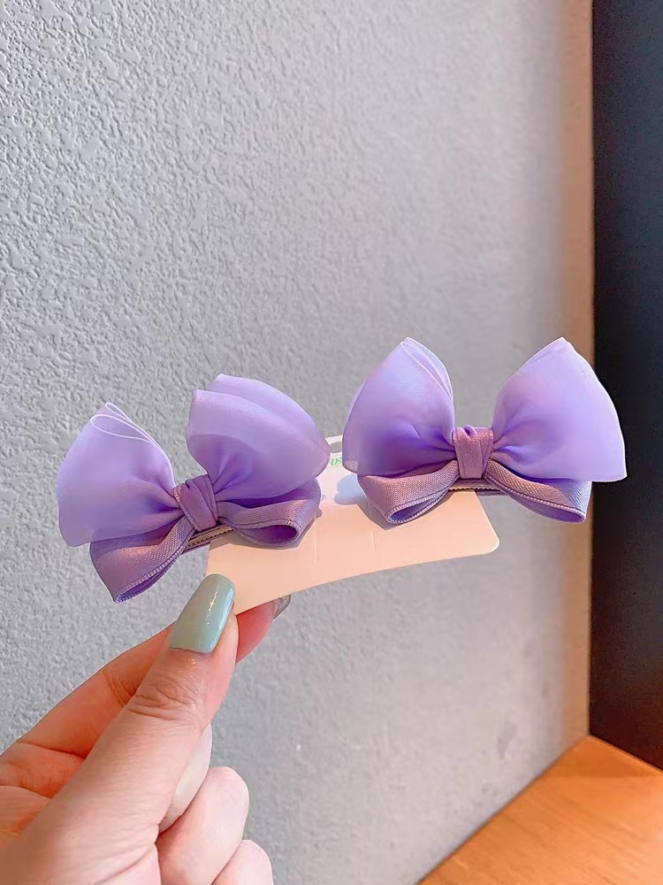 Kinder Haarnadel Kleines Mädchen Super Fee Bogen Paar Clip Baby Niedliche Prinzessin Haarnadel Haar Zubehör Mädchen Clip Kopfbedeckungen_voghion.com