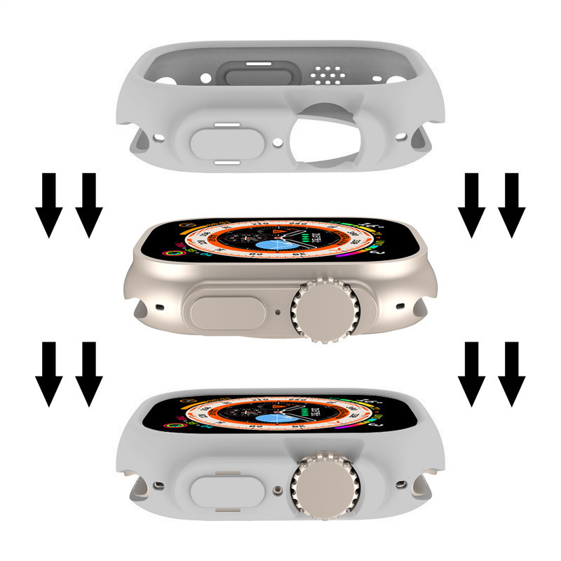 For Apple Apple Watch Ultra Candy Color Case iwatch 49mm Silicone Case