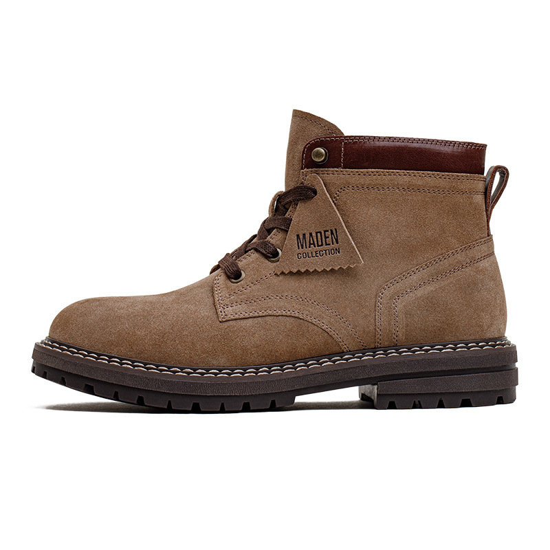 Madden 2023 Autumn New American style workwear boots men's retro mid-top leather Martin boots outdoor desert boots short boots