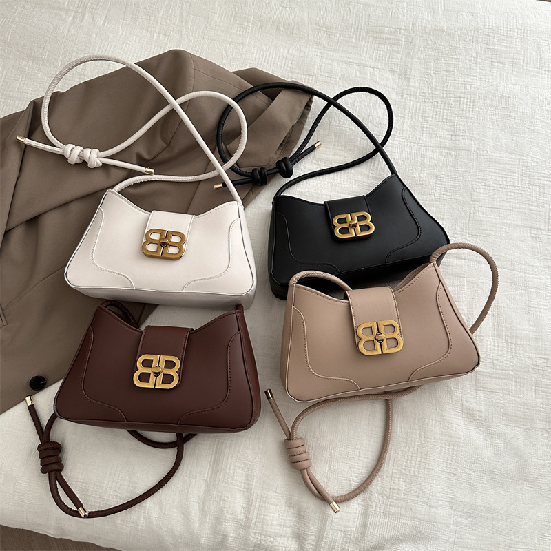 French commuter underarm bag 2024 new bag women's bag retro niche all-match shoulder bag portable messenger bag