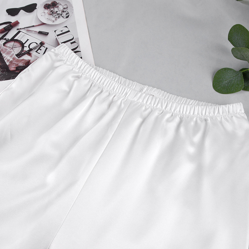 Φθινόπωρο 2024 Ευρωπαϊκές και Αμερικανικές Πιτζάμες από Μεταξωτό Πάγο Μόδα Πουκάμισο με Φτερά Στρουθοκαμήλου Παντελόνι Χαλαρά Δύο Τεμαχίων Ρούχα Σπιτιού από Φτερά για Γυναίκες_voghion.com