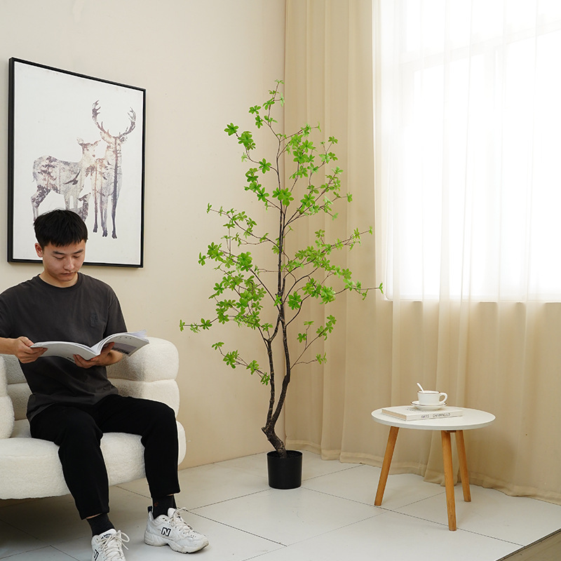 仿真日本吊钟树枝多瓣叶 水培植物绿植北欧森系家居酒店马醉木树