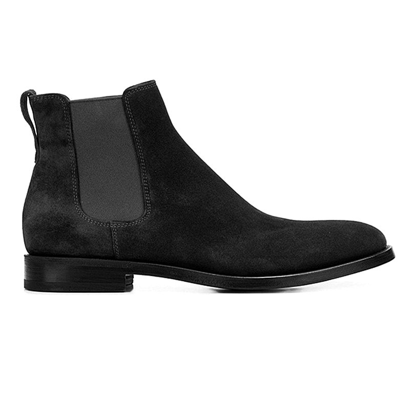 Aofu Shoes 4009 Faux Deer Leather Chelsea Casual Men's boots Anti-Fleece Ankle Shoes boots Martin Men's boots