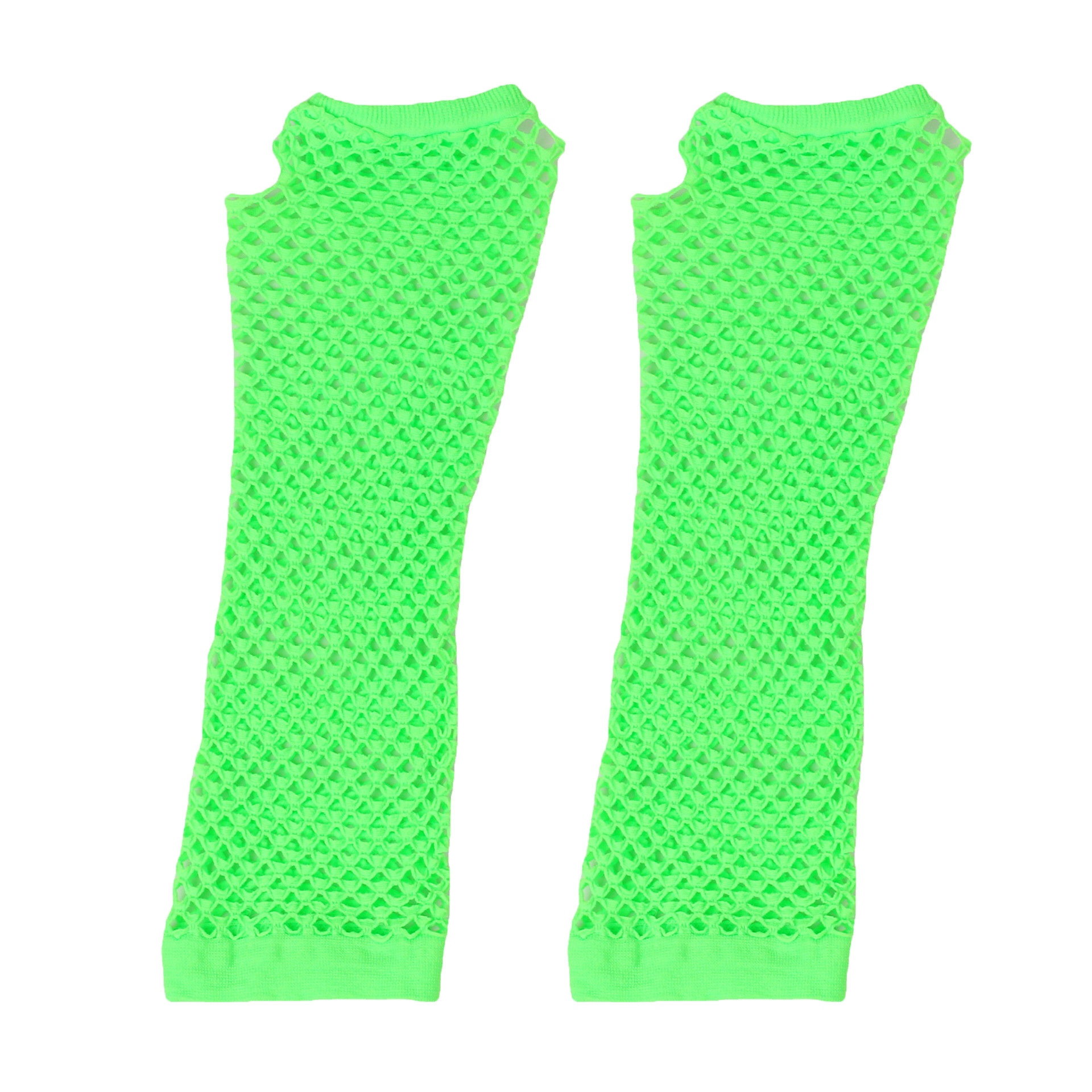 Gants élastiques en filet de pêche épais européens et américains, gants longs sexy punk, gants d'étiquette de fête en boîte de nuit à demi-doigts, gants transfrontaliers_voghion.com
