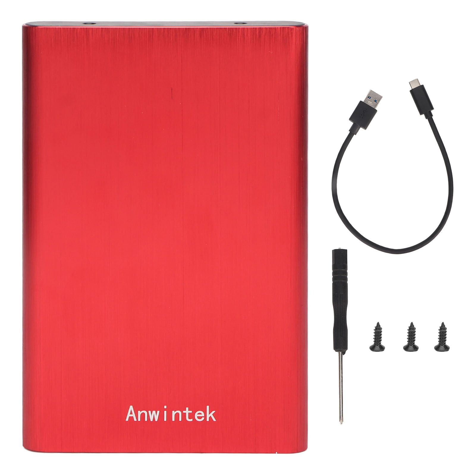 Anyingke 2.5 inch USB3.1 mobile hard disk box 3.0 tool-free shock absorption brushed SSD solid state disk box