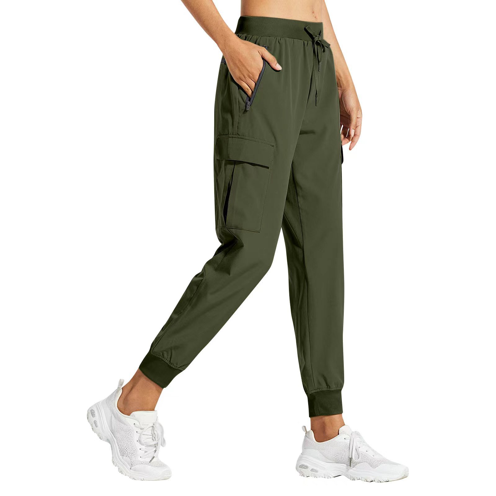 Amazon AliExpress 2024 Explosions Women's Jogging Pants Nylon Quick-drying Mountaineering Pants Sports Fitness Leisure