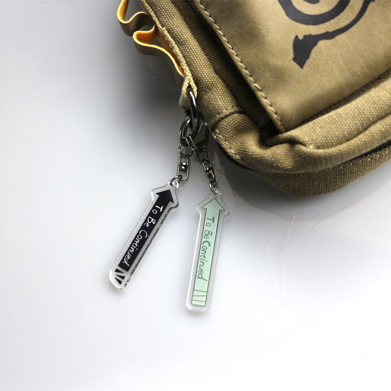 Animation acrylic double layer sandwich pendant JOJO's Bizarre Adventure air conditioner Jotaro two-dimensional keychain