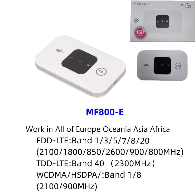 MF800 Black 4G Portable WIFI Mobile Car MIFI Portable Pocket wifi router Card LTE