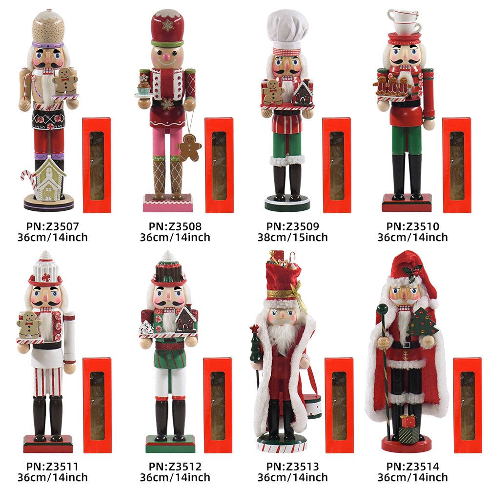 Christmas New Nutcracker puppet soldier Christmas decoration European creative home crafts ornaments
