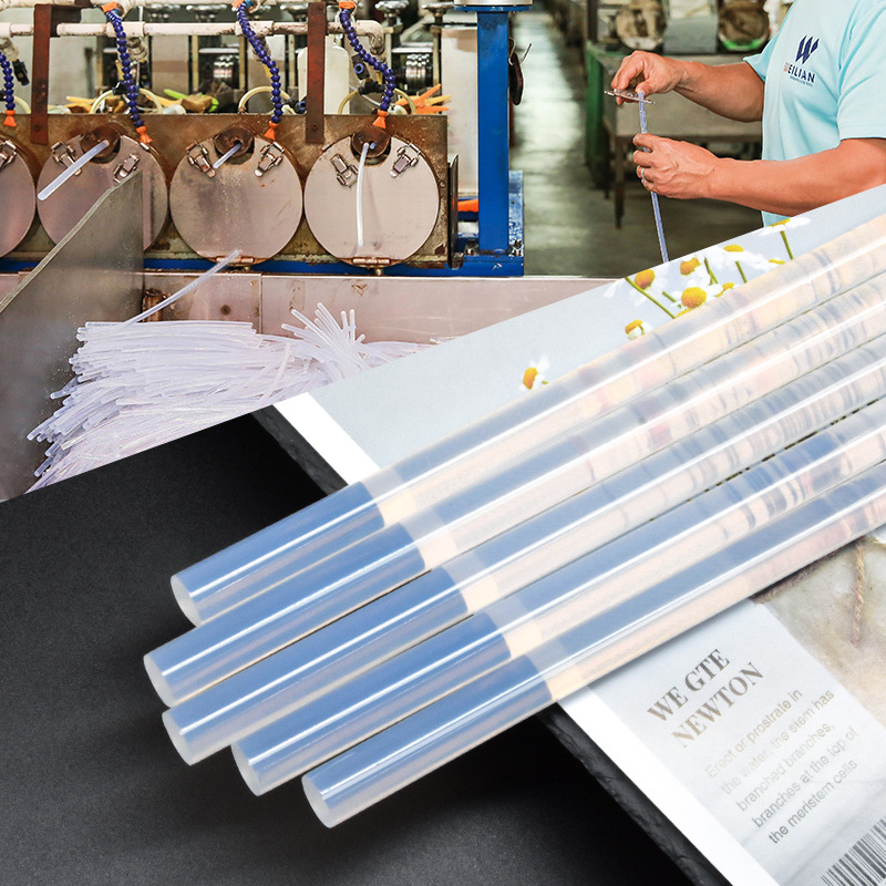 High viscosity transparent Hot Melt Adhesive stick 7mm/11mm Hot Melt Adhesive EVA type Hot Melt Adhesive stick high viscosity ordinary Hot Melt Adhesive